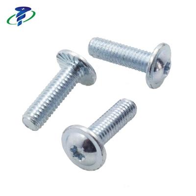 China Pan Flange Grade 8.8 Flange Pan Head Screw Bolt With Torx Serrations M6x12, M6x16, M6x20 for sale