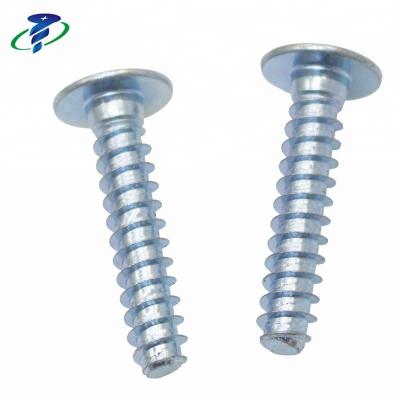 China Environmental Friendly Carbon Steel C10b21 Truss Key Button Head Tapping Screw for sale