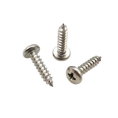 China Stainless Steel Phillips Pan Head Self Tapping Screws M3.5x16 Pan ISO7049 DIN 7981H for sale