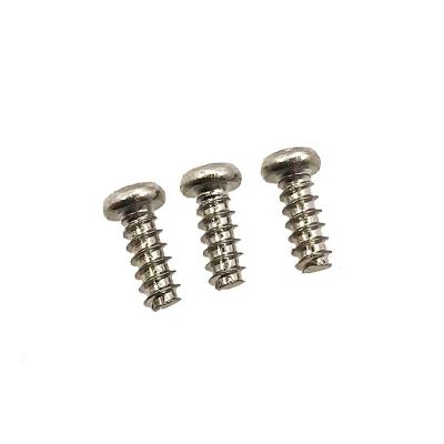 China M2.3x6 Pan M2.3x6 Nickel Plated PB Carbon Steel Phillips Pan Head Self Tapping Screw Flat End for sale