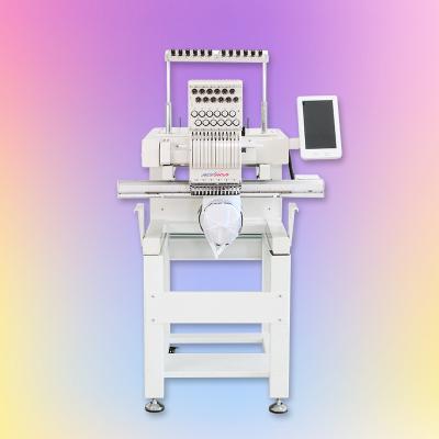 China 2021 Single Head Logo Computer Embroidery Machine 12/15 Automatic Sewing Needles for sale