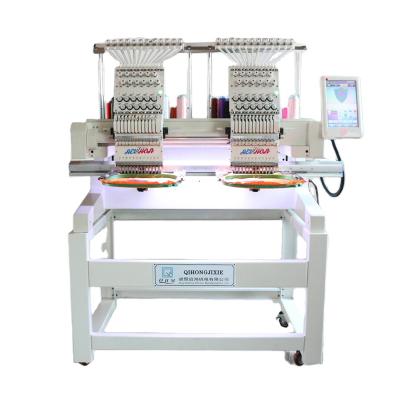 China Hotels double embroidery machine hat shoes embroidery machine 2021 flat head table support for sale