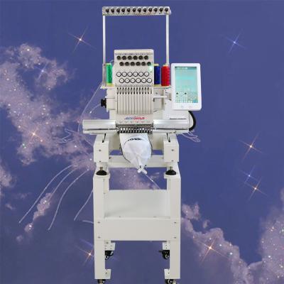 China Hotels QHM 7 Days Fast Delivery In USA Single Head Small Embroidery Machine For Home Use for sale