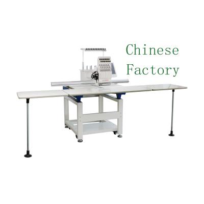 China Chinese Hotels QHM Factory Flat Embroidery Machine Single Head Automated Hat Embroidery Machine for sale