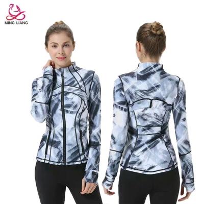 China Outdoor Sports Jacket, Women Yoga Anti-Static Design New Custom Logo Jacket for sale