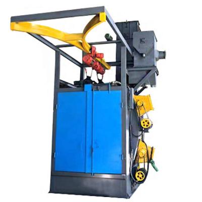 China Rust removal made in china hanger type shot blasting machine for sale for sale