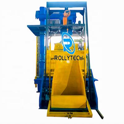 China Factory Surface Cleaning Small Tumble Casting Belt Shot Automatic Blast Machine for sale