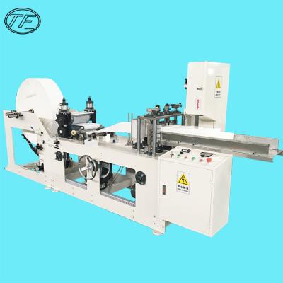 China High speed napkin tissue machine embossing and color printing tissue paper making machine napkin for sale