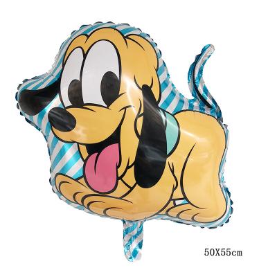 China Hot Sale Pluto Shape Cartoon Character Decoration Dog Animal Foil BalloonsHelium Balloon For Kids Toy Party Decoration for sale