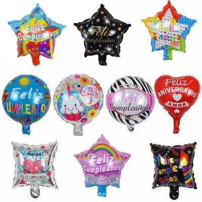 China 10inch 10inch Foil Balloon Spanish Love Balloons For Wedding Birthday Party Decoration for sale