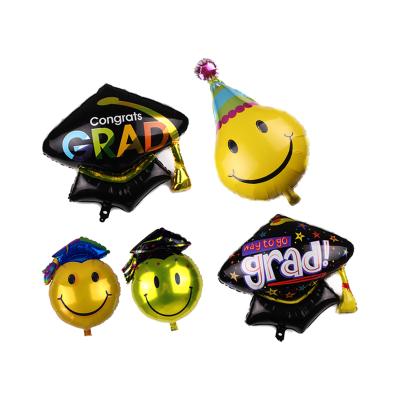 China Wholesale Gift Toy School Graduation Foil Balloons For Inflatable Doctor Hat Helium Balloons Party Supplies Congratulate for sale