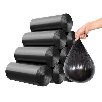 China Black Multi-size Disposable Garbage Bag Factory Wholesale Plastic Plastic Bag Garbage Directly for sale