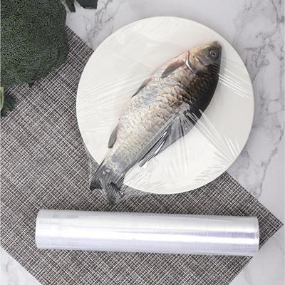 China Factory Wholesale Disposable Plastic Food Wrap PE Transparent PE Cling Film Food Grade for sale