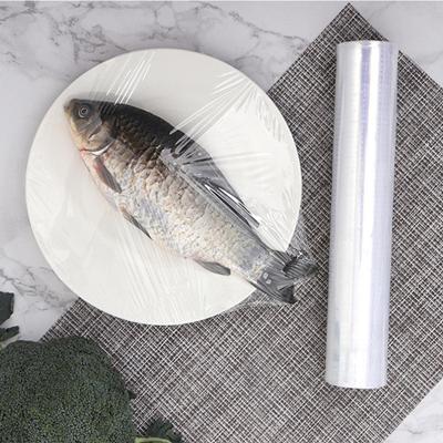 China Low price disposable household preservative film pe 15mic-50mic plastic wrap film for food for sale