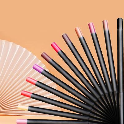 China Waterproof wholesale multifunctional lipliner brown lip liner with custom logo vegan and cruelty free private label lip liners for sale