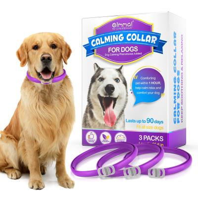 China OIMMAL Sustainable High Quality Worry Reduce Adjustable Pet Pheromone Calming Collars For Dogs for sale