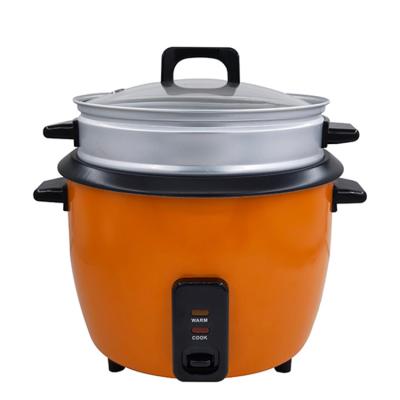 China Automatic Cooking Maker Non-sticker Aluminum Pot Stainless Steel Drum Shape Electric Rice Cooker for sale