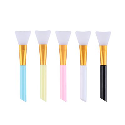 China Plastic Private Label Silicone Face Mask Applicator Brush Handle Silicone Face Mask Brush for sale