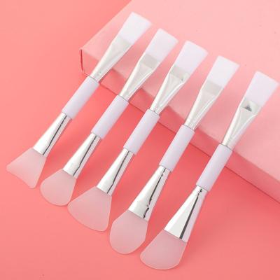 China Custom Private Clay Silicone Face Mask Brush Soft Logo Face Mask Applicator Diy Facial Mask Spatula Beauty Face Care Makeup Tools D0888 for sale