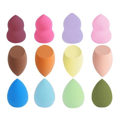 China Custom Logo Wholesale Biodegradable Latex Private Label Blender Sponge Makeup Powder Microfiber Microfiber Makeup Sponge Facial Free Blending Sponge for sale