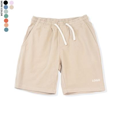 China Anti-wrinkle custom men s sweat shorts men s casual drawstring white shorts jogging custom logo for sale