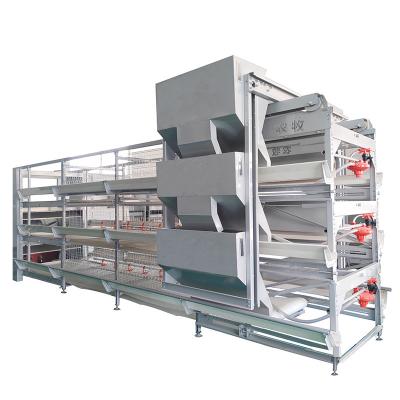 China Full Automatic Hot Sale H Type Galvanized Broiler Cages for sale