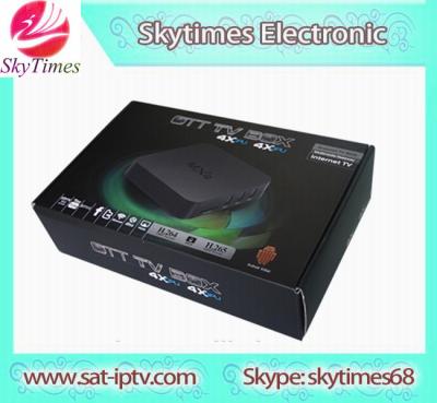 China Cheapest hot selling Quad core android tv box MXQ with XBMC support 4K movie for sale