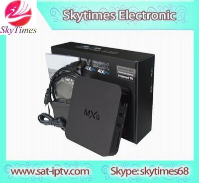 China Smart Tv Box MXQ sky times IPTV for sale