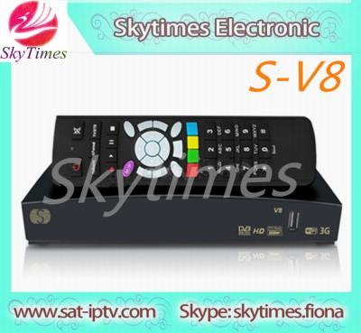 China Christmas gift dvb-s2 skybox v8 , SV8 S-V8 HD free web TV , IPTV channels for sale