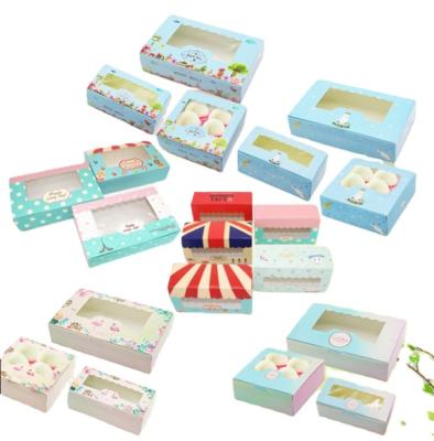 China Colorful Recycled Materials 2s 4s 6s Customs Paper Cookie Box In Stock Wedding Cake Boxes Sri Lanka Cardboard Strawberry Cake Napkin Box Files for sale