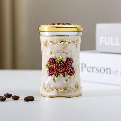 China Viable Colorful Rose Plastic Toothpick Dispenser Flower Toothpick Casebox Vase For Toothpicks for sale