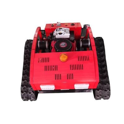 China 2-Stroke Home Use Mini Automatic Gasoline Remote Control Slope Lawn Mower for sale