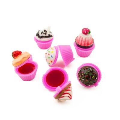 China Kids Lipstick Kids Girls 3g Safe Smell Cake Design Fruity Lipstick Lovely for sale