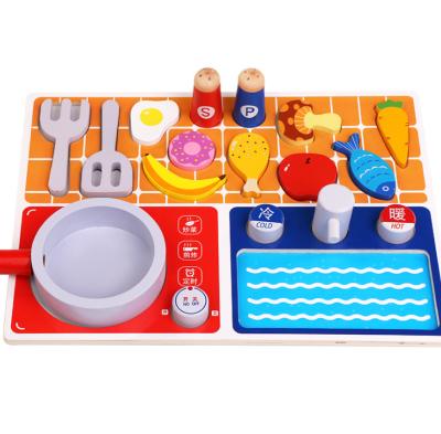 China Early Educational Kitchen Toy Set Education Kitchen Gas Stove Play Every Family Toys for sale