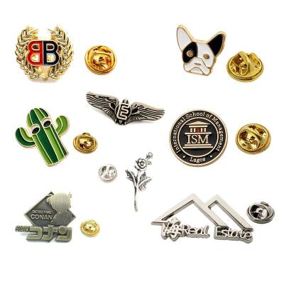 China custom football logo badge pin custom 3D sublimation rainbow enamel star sneaker metal badge pin pins for sale