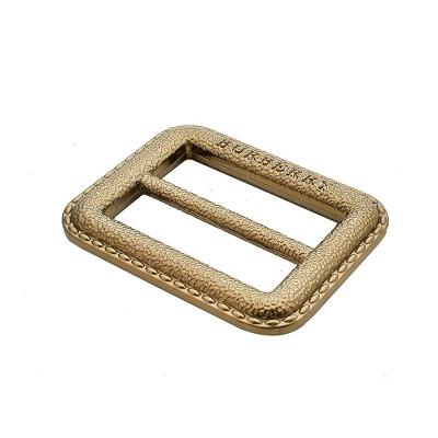 China Eco-friendly/nickel free/lead-free/top quality fashion adjustable belt quick release ladder slide side version custom logo metal square buckles metal pin buckle for sale