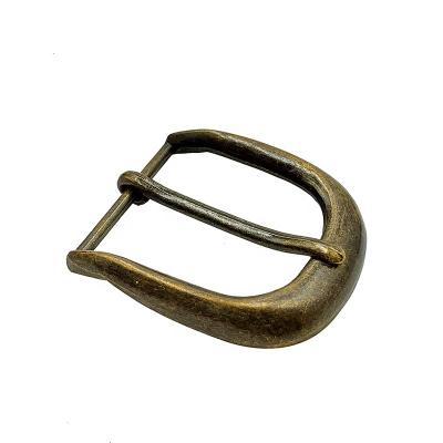 China Eco-friendly/Nickel Free/Western Brass Antique Brass Logo Retro Cowboy Tactical Belt Buckle Lead Free/Bronze Top Quality Custom Men's Pin Belt Buckles Custom Belt Buckle for sale