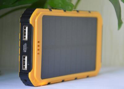 China Polysilicon Flashlight Solar Power Banks High Capacity Yellow Color 210g for sale