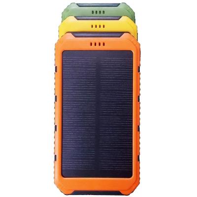 China Orange External Battery Power Bank Solar Cell High Performance With 2 USB Slot for sale