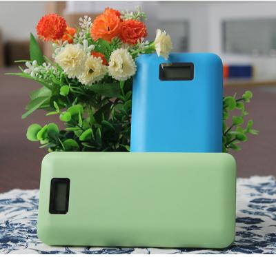 China Colorful LCD Power Bank Fast Charging 14400mAH - 24000mAH 24mm Thickness for sale