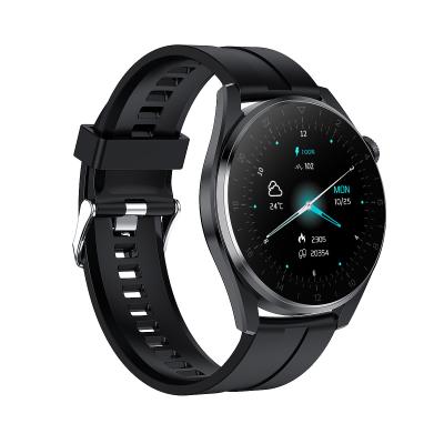 China Touch Screen Smartwatch Wrist 1.36 Inch 390*390 Screen Support Always On Display Smart Watch With Calling Feature for sale