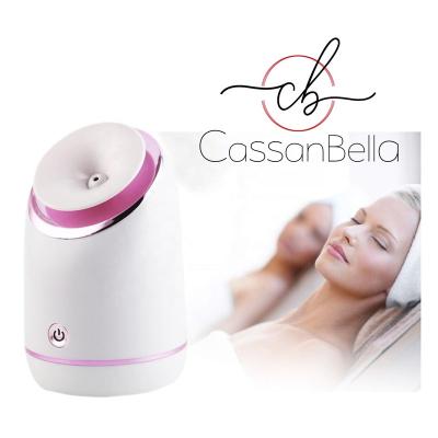 China Hotel Cassanbella Home Spa Portable Facial Steamer Face Steaming With Aromatherapy Kit And Blackhead Removal Tools For Deep Cleanse for sale