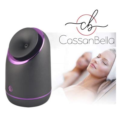 China New Hotel Cassanbella Home Spa Portable Facial Steamer Face Steaming With Aromatherapy Kit And Blackhead Removal Tools For Deep Cleanse for sale