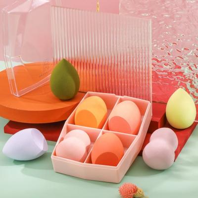 China Cassanbella 2022 New Makeup Blender Sponge Kit Blender Use Sponge Puff With Storage Box Including 4 Pcs Beauty Wet Dry Base for sale