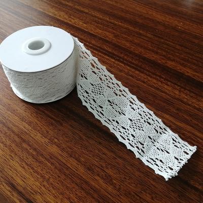 China Other 5cm crocheted lace trim cotton lace trimming for garment accessories crochet lace trimming for sale