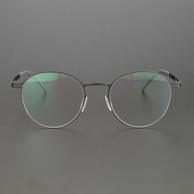 China Simple and elegant factory custom wholesale fancy glasses frame white aluminum optical frame glass frame myopia glasses for sale