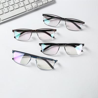 China Hot Selling Berlin Anti-blue Light Sight No Welding No Screw Glass Myopia Glass Simple And Stylish Manufacturers for sale