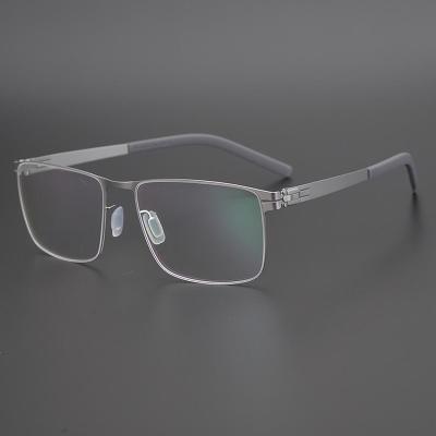 China Fashionable Germany Selling Titanium Alloy Glasses Frame Blue Light Anti Optical Glasses Men And Women Classic for sale