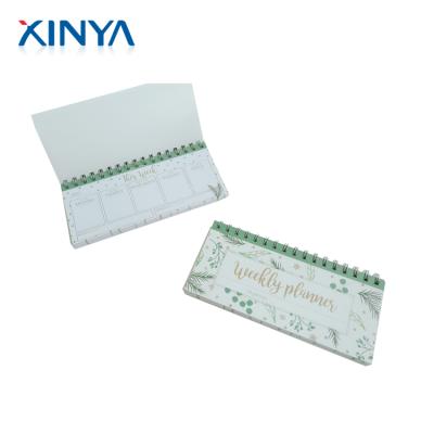 China XINYA Wholesale Custom Office Spiral Paper Printing Notebook Weekly Planner for sale