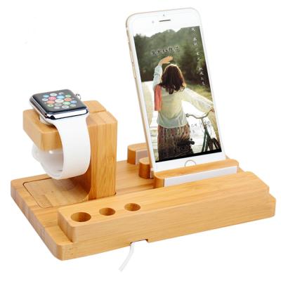 China PORTABLE suitable for wooden multifunctional pen/watch/ipad/iphone/tablet computer mobile phone holder for sale